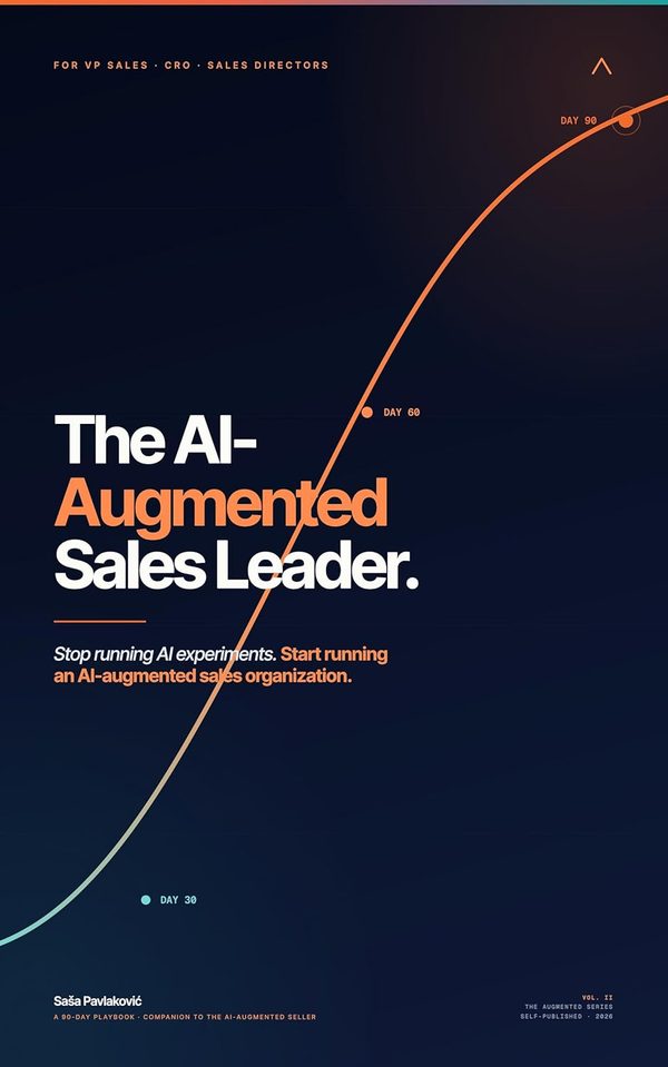 The AI-Augmented Sales Leader — book cover